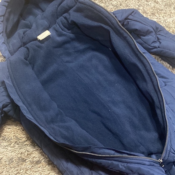 First impressions, fleece line outerwear, onesie with detachable feet sz 24M - Picture 4 of 6